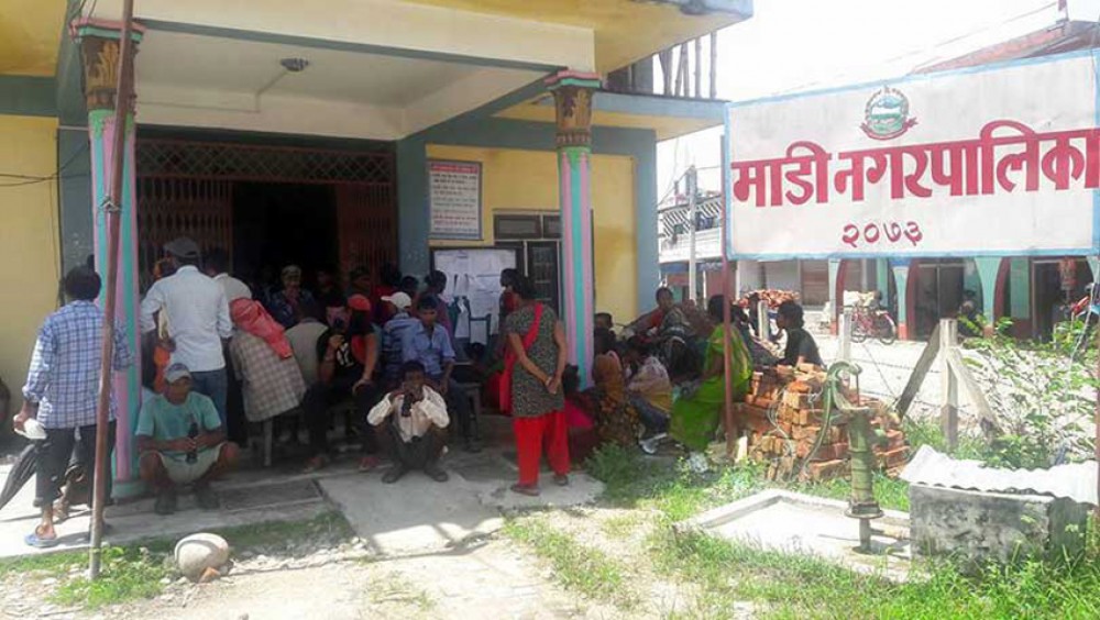 माडी नगरपालिका पाँच दिनसम्मका लागि सिल