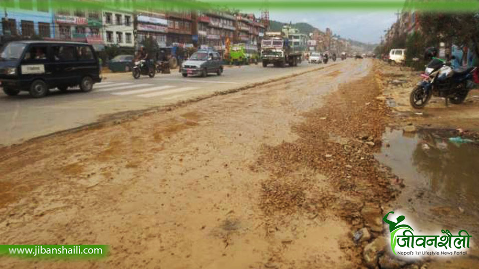 रु ५० लाखका लागतमा बाटो निर्माण