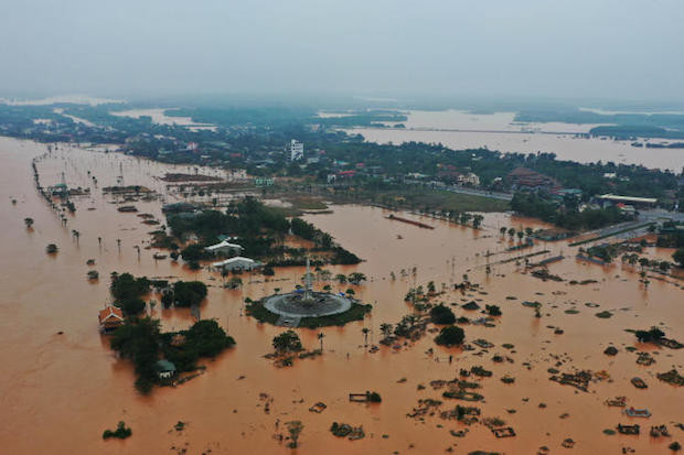 भियतनाममा भिषण बाढी, ५५ जनाको मृत्यु