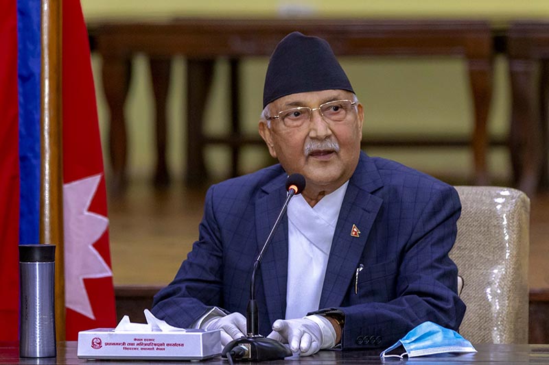 खोपका अभावमा नागरिक तड्पिनु पर्दैन : प्रधानमन्त्री ओली