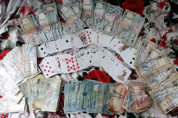 काठमाडौंमा जुवातास खेलिरहेको अवस्थामा १२ जना पक्राउ