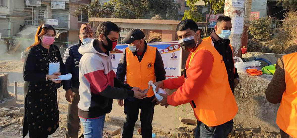 लायन्सको कोभिड सचेतना कार्यक्रम