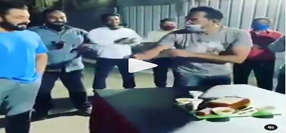 सलमान खानले आफ्ना अंगरक्षकको जन्मदिनमा केक नखाएको भिडियो भाइरल (हेर्नुहोस्)