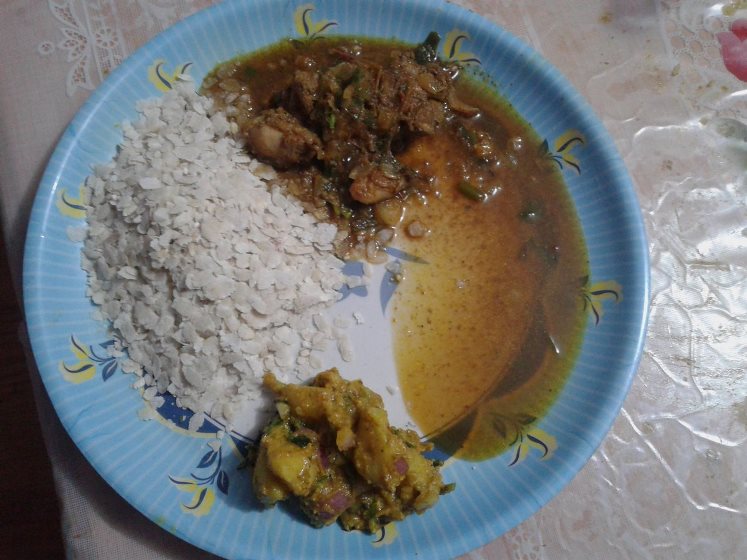 चार रुपैयाँमै चिउरा तरकारी