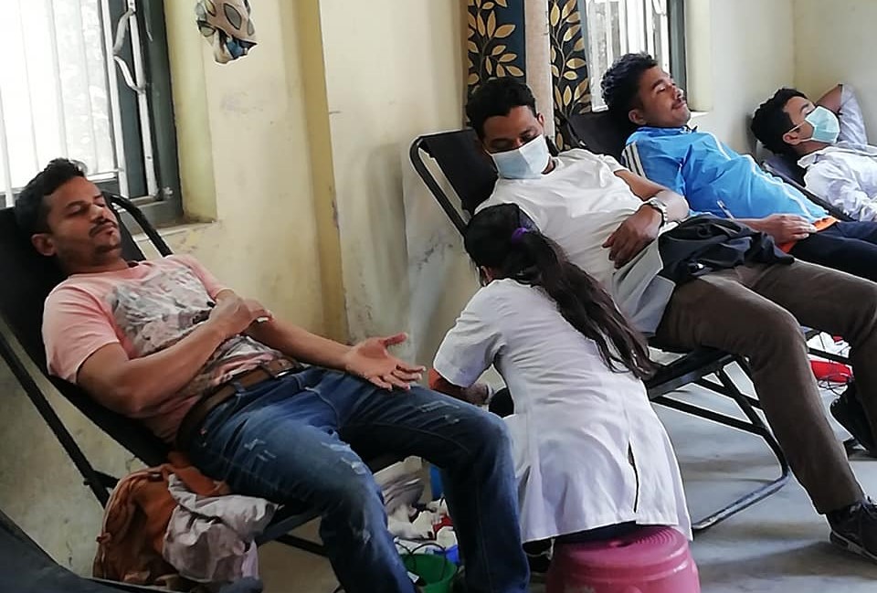 चन्द्रागिरिमा रक्तदान