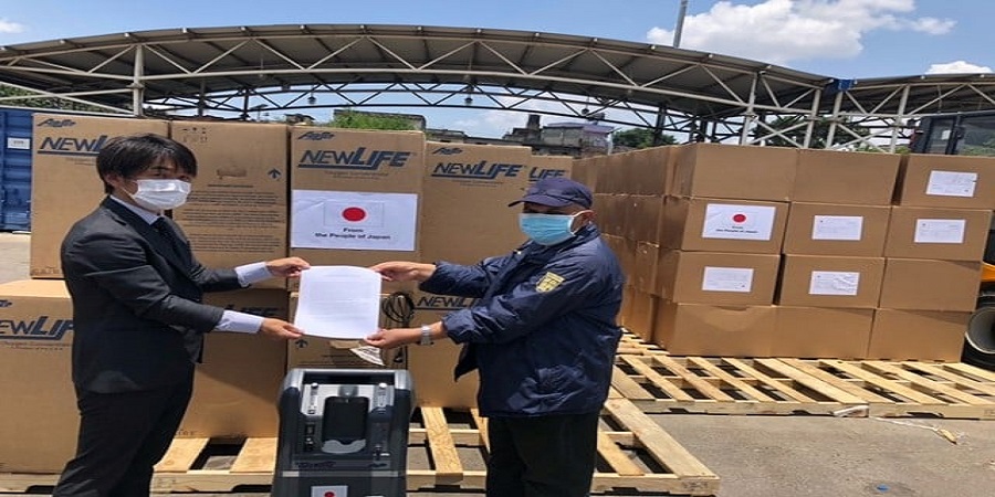 जापानले दियो नेपाललाई स्वास्थ्य सामग्री