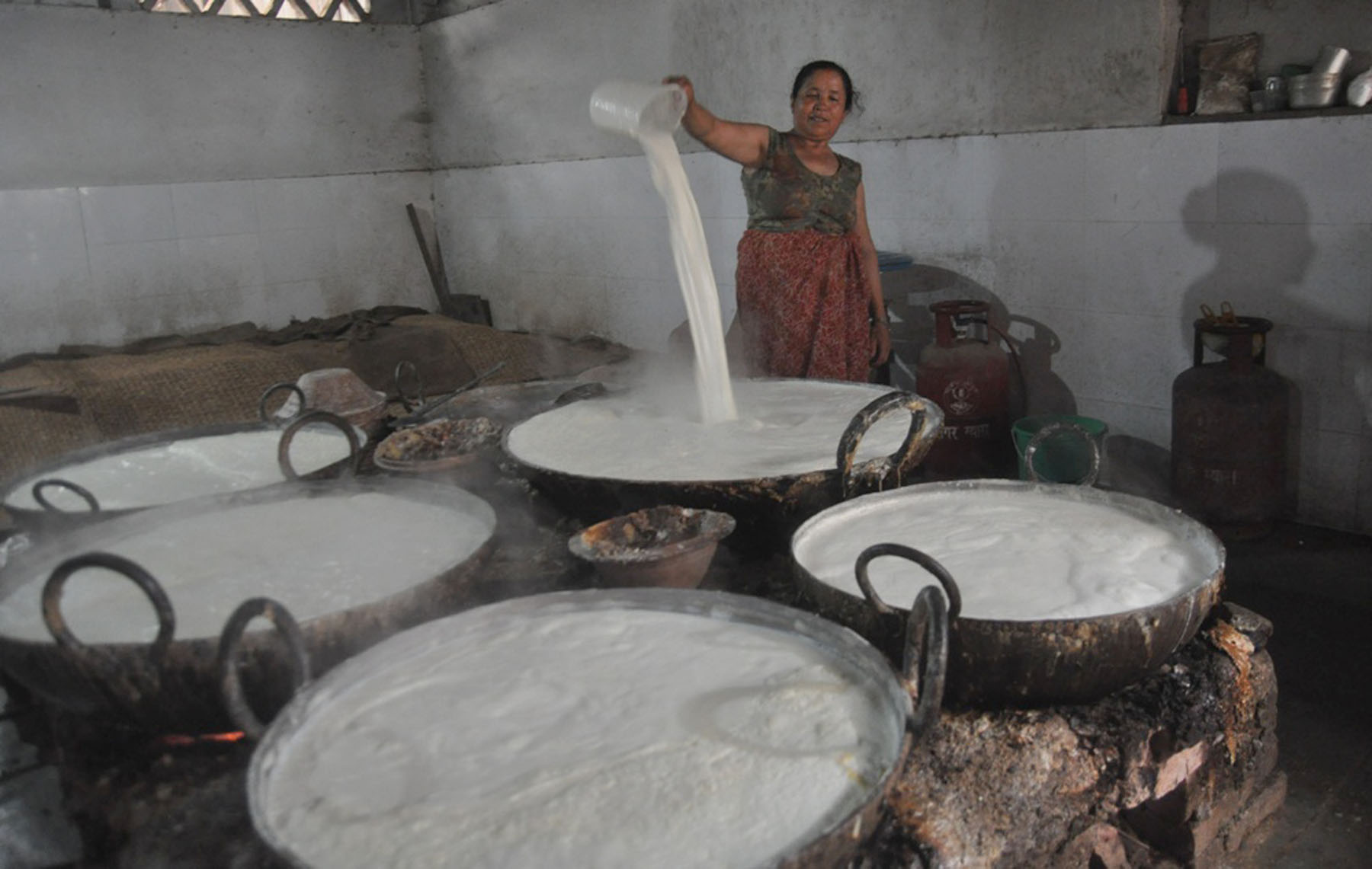फस्टाउँदै छ भक्तपुरको जुजु धौ व्यवसाय, यस्तो छ जुजु धौ बनाउने विधि