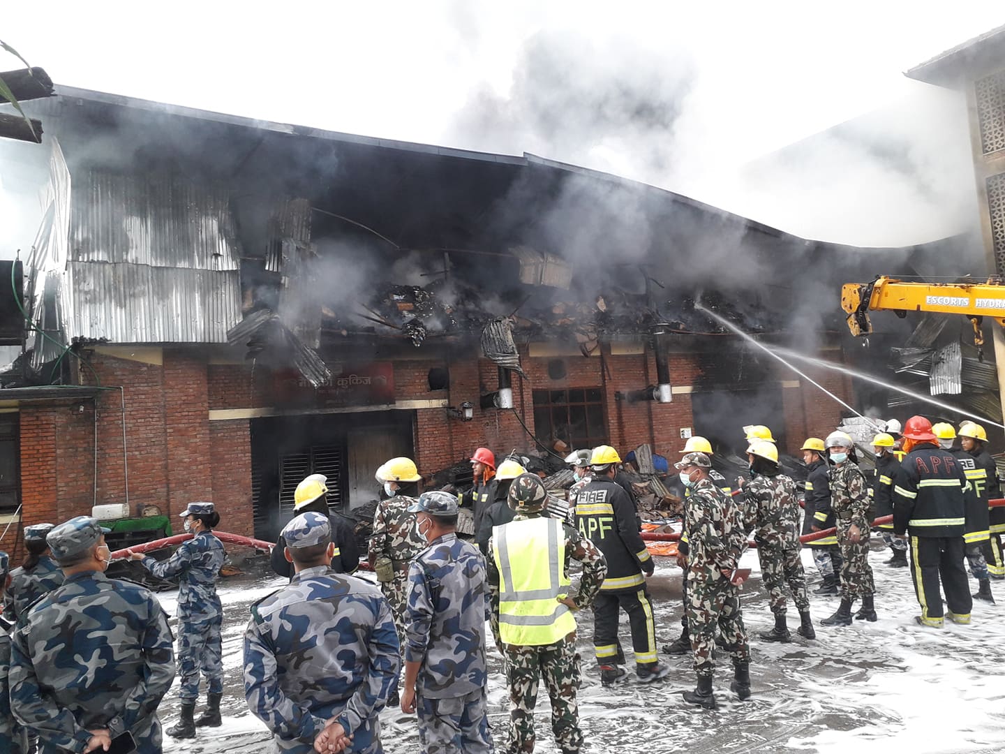 नियन्त्रणमा आयो बालाजु औद्योगिक क्षेत्रमा लागेको आगो