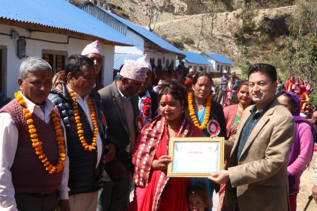 गुल्मीको मदानेमा एकिकृत बस्ती