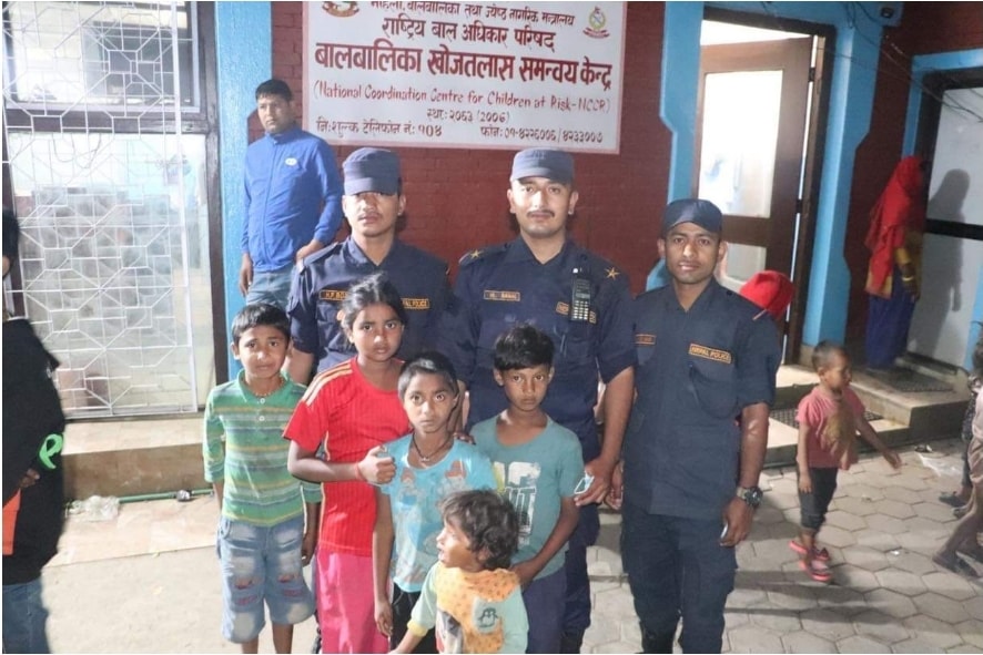 काठमाडौँबाट ५५ जना सडक बालबालिकाको उद्धार