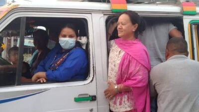 राजमार्गमा बस हाँक्ने दिदि बहिनीकाे कथा
