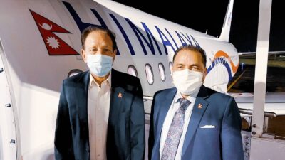 हिमालय एअरलाइन्स्द्वारा चीनको छिङदाओमा कूटनीतिक चार्टर उडान सञ्चालन 