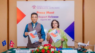 हिमालय एअरलाइन्स्द्वारा सामाजिक उत्तरदायित्व प्रतिवेदन सार्वजनिक