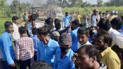 दुर्घटनाका घाइतेको मृत्यु भएपछि बारामा प्रदर्शन