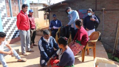 बिहे भोज खाँदा गाउँका १५० जना बिरामी, घरघरमा स्वास्थ्यकर्मी खटाइयो